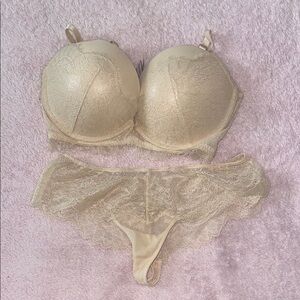 Metallic Victoria’s Secret set